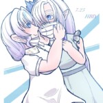 私の誕生日にて、三度北斗紫星さんからこちらのシーモと北斗さん宅のシーモさんを頂きました。百合っぽさは勿論、雪や霜を思わせるような涼しげなカラーリングが大変素敵です…!描いていただき、本当にありがとうございました。 Wシーモさん(From北斗 紫星さん )